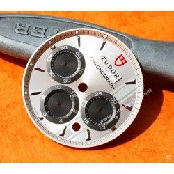 TUDOR Authentique & Rare Cadran de montres Fastrider chronograph ref 42000 42mm couleur noir & argent