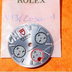 Tudor Sport Chronograph horology Genuine & Rare Watch Silver dial part ref 20300