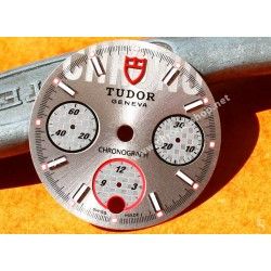 Tudor Sport Chronograph horology Genuine & Rare Watch Silver dial part ref 20300