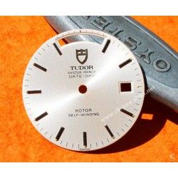 TUDOR horology Genuine & Rare Watch silvered dial part Classic Date Day Automatic ref 23010