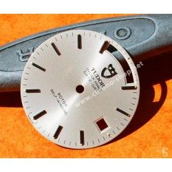 TUDOR Authentique & Rare Cadran ARGENT de montres DAY-DATE Rotor SELF-WINDING 100m Ref 23010