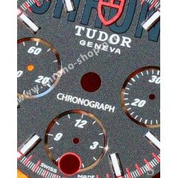 Tudor Sport Chronograph horology Genuine & Rare Watch Black dial part ref 20300