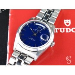 TUDOR Authentique & Rare Vintage Cadran ARGENT de montres OYSTER PRINCE DAY-DATE Rotor SELF-WINDING Ref 7017/0 1