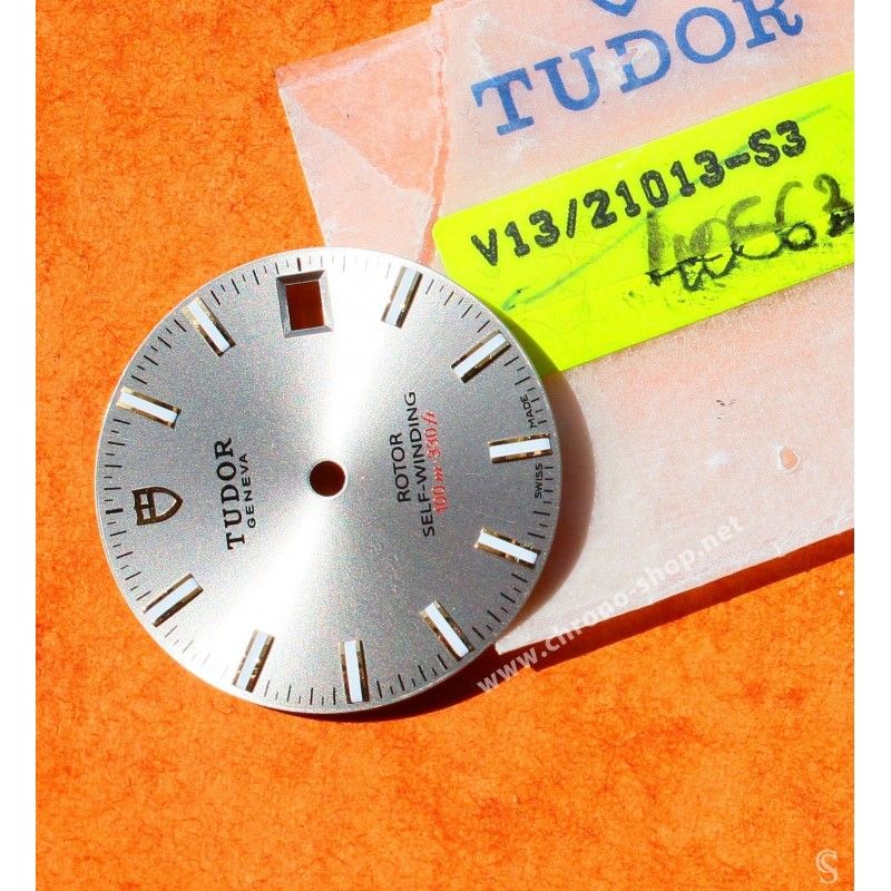TUDOR horology Genuine & Rare Watch Black dial part CLASSIC DATE Rotor SELF-WINDING 100m Ref 21013-3