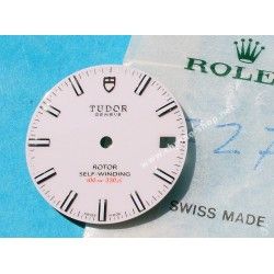 TUDOR Authentique & Rare Cadran blanc de montres CLASSIC DATE Rotor SELF-WINDING 100m Ref 21013-1