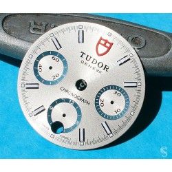 Tudor Sport Chronograph horology Genuine & Rare Watch Silver dial part ref 20300