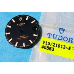 TUDOR Authentique & Rare Cadran noir de montres CLASSIC DATE Rotor SELF-WINDING 100m Ref 21013-3