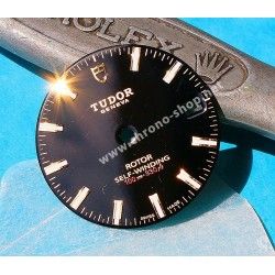 TUDOR Authentique & Rare Cadran noir de montres CLASSIC DATE Rotor SELF-WINDING 100m Ref 21013-3