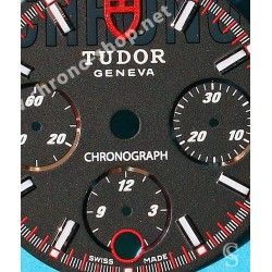 Tudor Sport Chronograph horology Genuine & Rare Watch Black dial part ref 20300