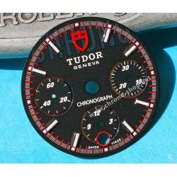 Tudor Sport Chronograph horology Genuine & Rare Watch Black dial part ref 20300