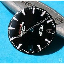 TUDOR Authentique & Rare Cadran noir de montres CLASSIC DATE Rotor SELF-WINDING 100m Ref 21010-3