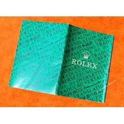 Vintage 80-90s Collector Rolex Green oyster Translation booklet watches 16800, 16660, 16550, 16750 ref 565.00.180.3.88