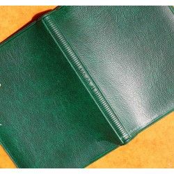 Rare & Vintage ROLEX Green Grain Leather Large Billfold Wallet AUTHENTIC ref 100.00.41