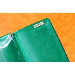 Rare & Vintage ROLEX Green Grain Leather Large Billfold Wallet AUTHENTIC ref 100.00.41