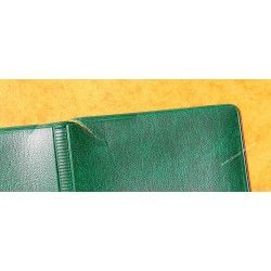 Rare & Vintage ROLEX Green Grain Leather Large Billfold Wallet AUTHENTIC ref 100.00.41