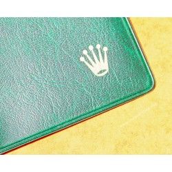 Rare & Vintage ROLEX Green Grain Leather Large Billfold Wallet AUTHENTIC ref 100.00.41