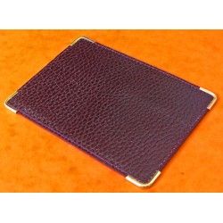 PORTE CARTES DOCUMENTS ROLEX MARRON BORDEAUX EN CUIR ref 101 70 55