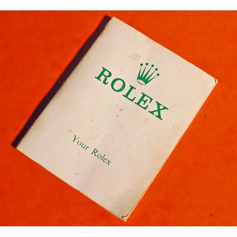 1973 Vintage "Your Rolex" Booklet Eng. - 5512 5513 1680 1665 1655 1675 1016 1019