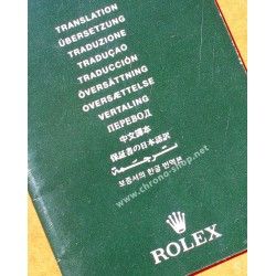Rolex 2000's Collector Green oyster Watches Translation booklet watches Submariner, Yacthmaster, Milgauss, Daytona ref 565.01