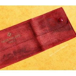 Original JAEGER LECOULTRE Watches jewellers Suede red velvet pouch traveler's