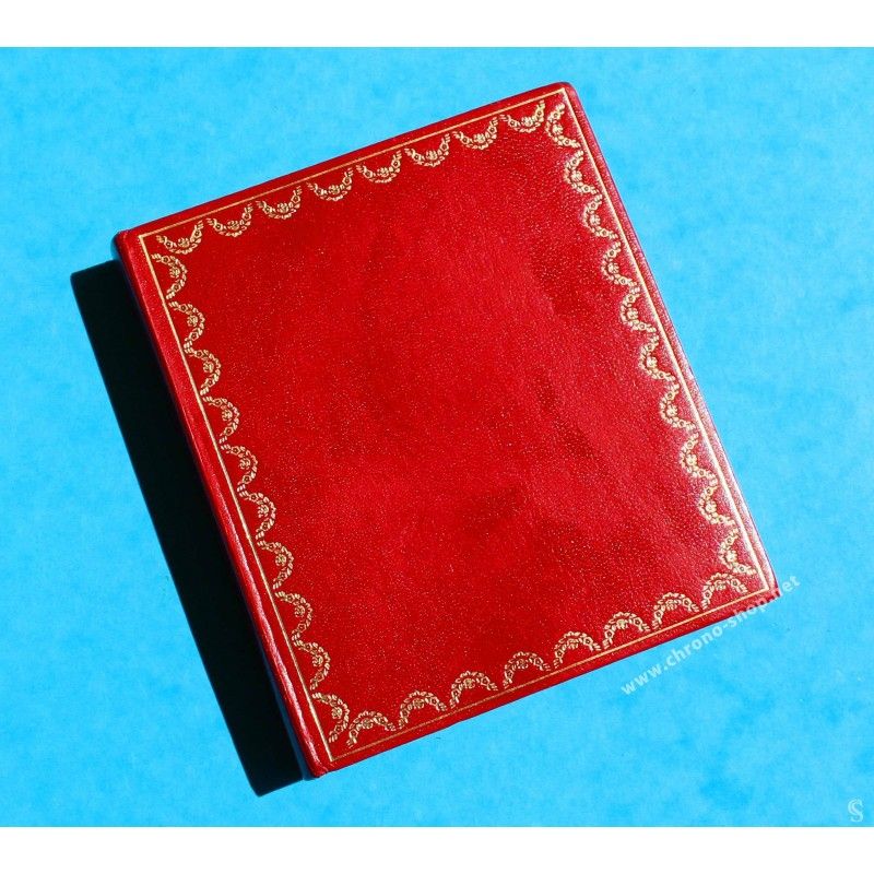 Cartier Must de Cartier Carnet Cuir Rouge Livrets, Manuels, Mode D'emploi, Garanties Montres Must 21, Santos, Pasha, Panthere