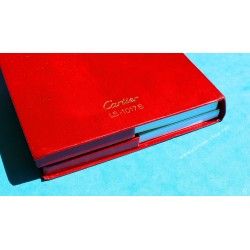 Cartier Must de Cartier Carnet Cuir Rouge Livrets, Manuels, Mode D'emploi, Garanties Montres Must 21, Santos, Pasha, Panthere