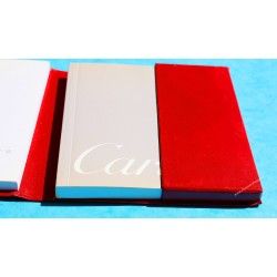 Cartier Must de Cartier Carnet Cuir Rouge Livrets, Manuels, Mode D'emploi, Garanties Montres Must 21, Santos, Pasha, Panthere