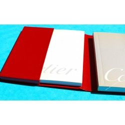 Cartier Must de Cartier Carnet Cuir Rouge Livrets, Manuels, Mode D'emploi, Garanties Montres Must 21, Santos, Pasha, Panthere