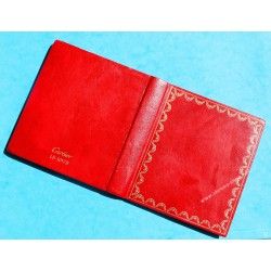 Cartier Must de Cartier Carnet Cuir Rouge Livrets, Manuels, Mode D'emploi, Garanties Montres Must 21, Santos, Pasha, Panthere