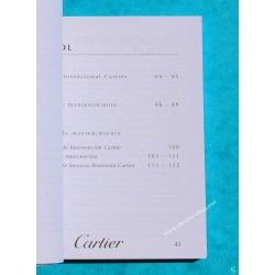 Cartier Must de Cartier Carnet Cuir Rouge Livrets, Manuels, Mode D'emploi, Garanties Montres Must 21, Santos, Pasha, Panthere