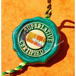 Rolex Rare Chronometer Red Hang Seal Tag CERTIFIED OFFICIAL CHRONOMETER Goodies, accessories collectibles