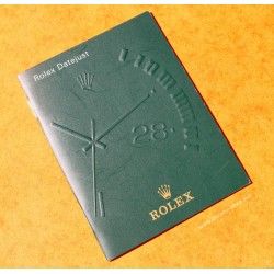 Rolex Rare livret, manual, notice, mode d'emploi Langue anglais montres Datejust années 2000