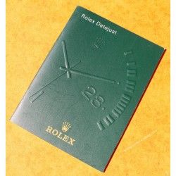 Rolex Rare livret, manual, notice, mode d'emploi Langue anglais montres Datejust années 2000