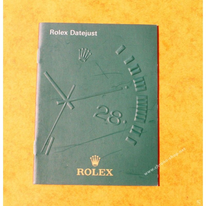 Rolex Authentic Instructions Manual Booklet Datejust watches in german 26 pages