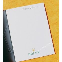 Rolex Rare livret, manuel, notice, mode d'emploi Langue Allemand montres Datejust années 1999-2000