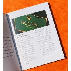 Rolex Rare livret, manuel, notice, mode d'emploi Langue Allemand montres Datejust années 1999-2000