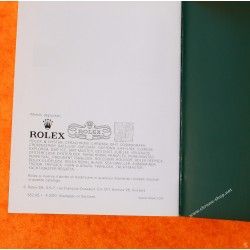 Rolex Rare livret, manuel, notice, mode d'emploi Langue Allemand montres Datejust années 1999-2000
