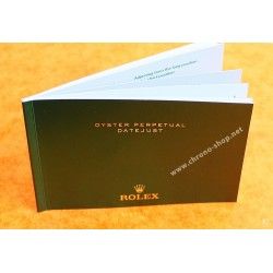 Rolex Rare livret, manuel, notice, mode d'emploi Langue Italien montres Datejust années 2000's