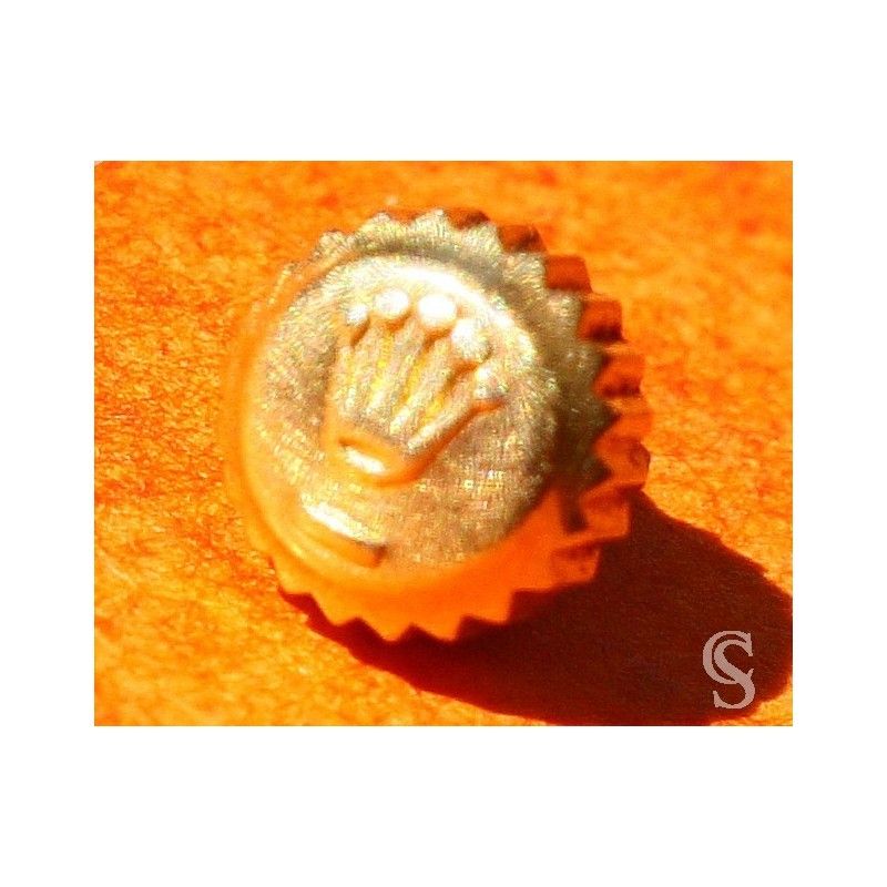 Rolex Rare & GENUINE Ø5.30mm Mint Ladies CROWN 24-480-8 MONOBLOC 18K YELLOW GOLD TWINLOCK