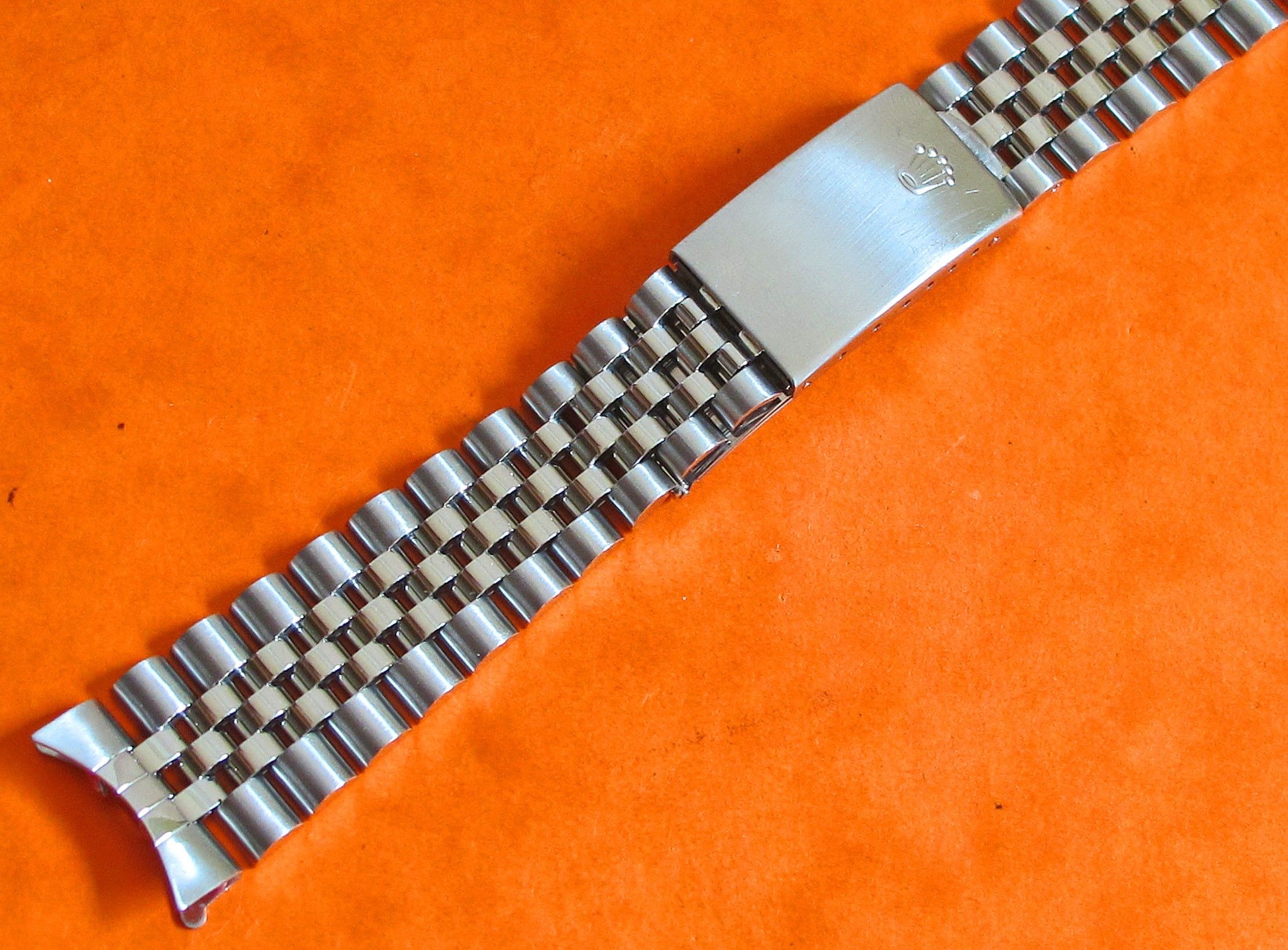 Rolex SS 20mm Jubilee Bracelet Band - Image 1