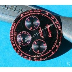 BREITLING CADRAN EXOTIQUE MONTRE MONTBRILLANT CHRONOMETRE AUTOMATIQUE COULEUR NOIR & ROSE Ø29mm