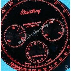 BREITLING CADRAN EXOTIQUE MONTRE MONTBRILLANT CHRONOMETRE AUTOMATIQUE COULEUR NOIR & ROSE Ø29mm