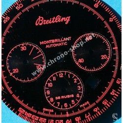 BREITLING GENUINE USED WATCH DIAL PART MONTBRILLANT AUTOMATIC BLACK COLOR
