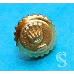 Rolex Rare & GENUINE Ø5.30mm Mint Ladies CROWN 24-480-8 MONOBLOC 18K YELLOW GOLD TWINLOCK