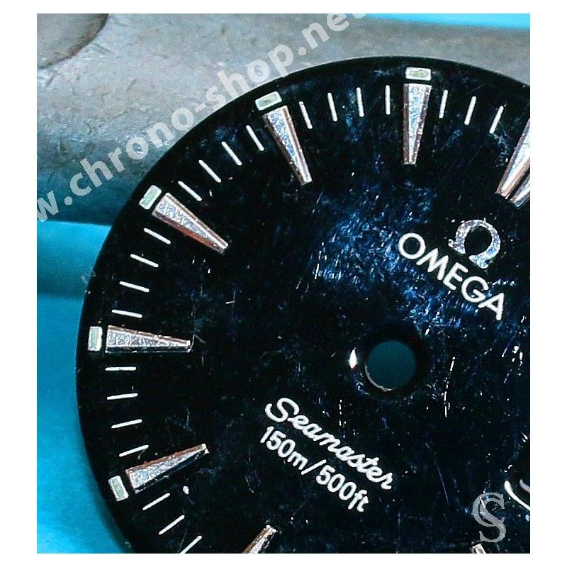 Omega Rare Cadran noir Ø22mm Montres Dames Seamaster AquaTerra