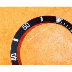ROLEX RARE INSERT NOIR MONTRES 168000, 16800, 16610 SUBMARINER DATE & PERLE LUMINOVA