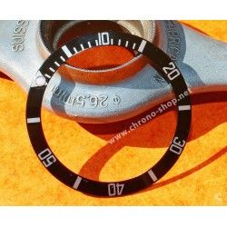 ROLEX RARE INSERT NOIR MONTRES 168000, 16800, 16610 SUBMARINER DATE & PERLE LUMINOVA