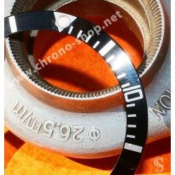ROLEX RARE INSERT NOIR MONTRES 168000, 16800, 16610 SUBMARINER DATE & PERLE LUMINOVA