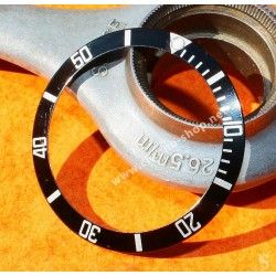 ROLEX RARE INSERT NOIR MONTRES 168000, 16800, 16610 SUBMARINER DATE & PERLE LUMINOVA