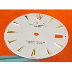 ROLEX OYSTER PERPETUAL DATE -BEYELER- DIAL VINTAGE S/GOLD WHITE DIAL CIRCA circa 1950